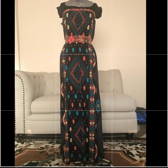 Maxi dress summer dress size M - Picture 1 of 4